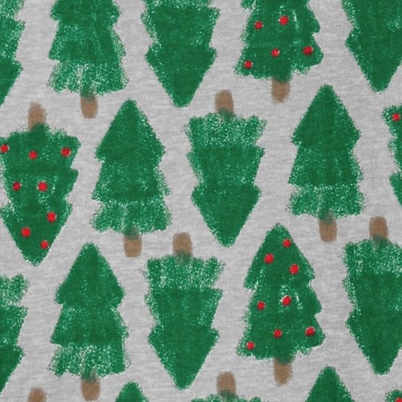 NWT 4 2t 5t 5 24m boy girl 2p carters christmas trees pine pajamas match family - Picture 2 of 9